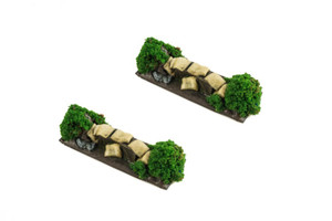 Battle Bocage Sandbag & Crate Defensive Positions x 2 Battle Bocage Sandbag & Crate Defensive Positions x 2