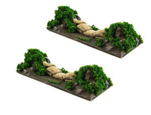 Battle Bocage Sandbag Defensive Positions x 2 Battle Bocage Sandbag Defensive Positions x 2