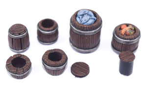 Fantasy Village Set of Barrels Fantasy Village Set of Barrels