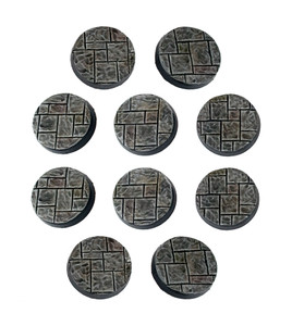 Fantasy Village Flagstone Round Bases x 10 (25mm) Fantasy Village Flagstone Round Bases x 10 (25mm)