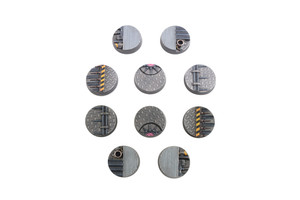 Alien Invasion Bases 10 x 25mm Alien Invasion Bases 10 x 25mm