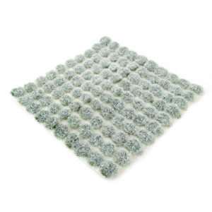 Melting Snow/Iced Winter Self-Adhesive Static Grass Tufts x 100