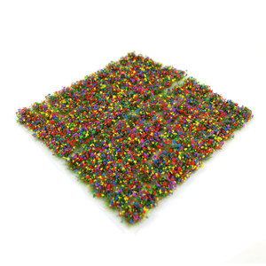 Mixed Flowers Self-Adhesive Static Grass Tufts x 100