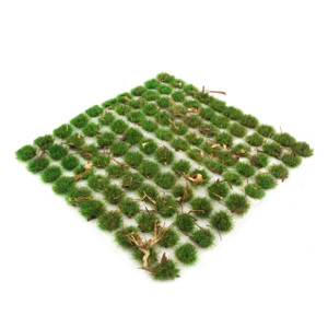 Forest Ground Cover Self-Adhesive Static Grass Tufts x 100 Forest Ground Cover Self-Adhesive Static Grass Tufts x 100