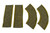 Dirt Road Straight and Curved Sections Set of 4 Dirt Road Straight and Curved Sections Set of 4
