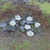 Melting Snow/Iced Winter Self-Adhesive Static Grass Tufts x 100