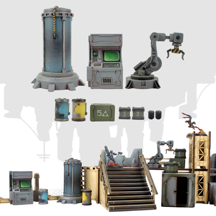Industry of War -  Industrial Facility Resin Pack