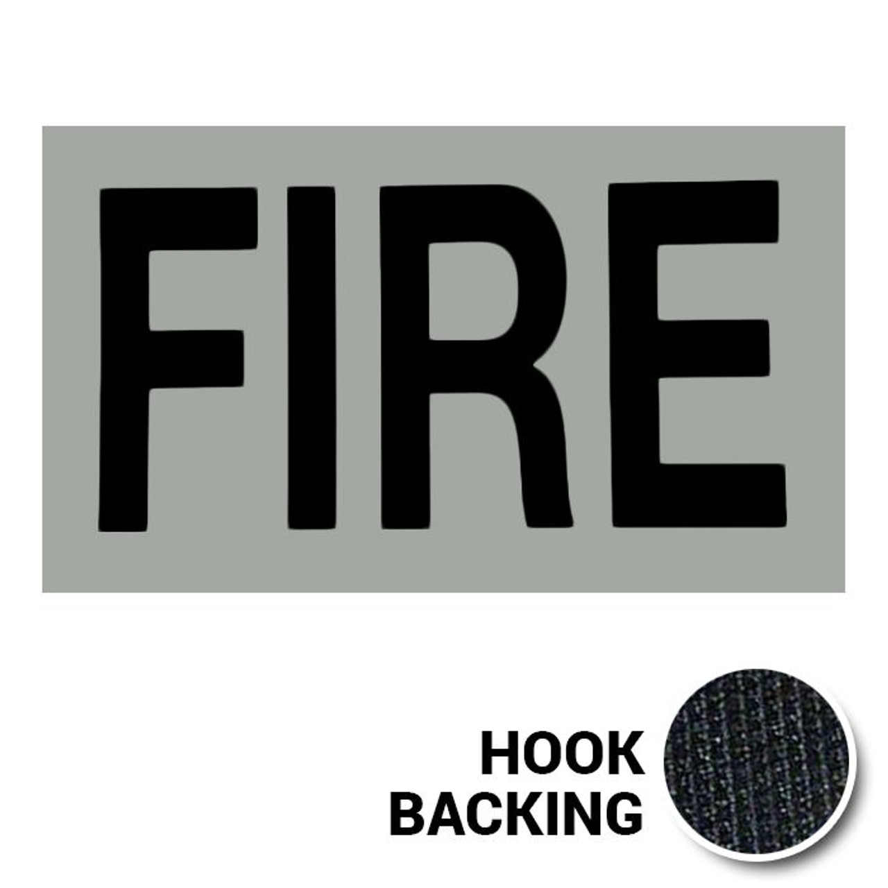 IR Duty Identifier Tab - FIRE (w/ Hook Back)