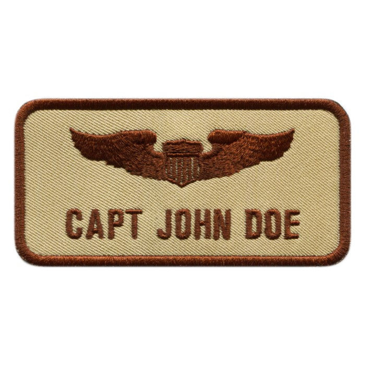 Cool-Patches Matt Name Tag Patch Uniform ID Work Shirt Badge