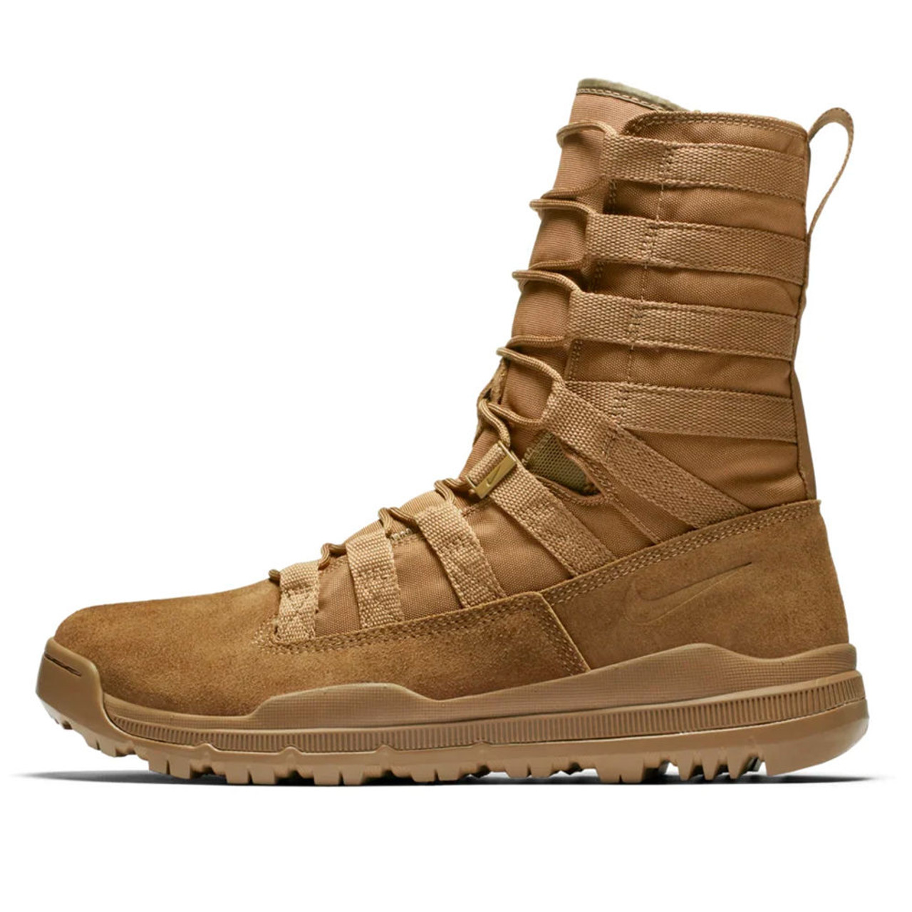 coyote tan nike boots