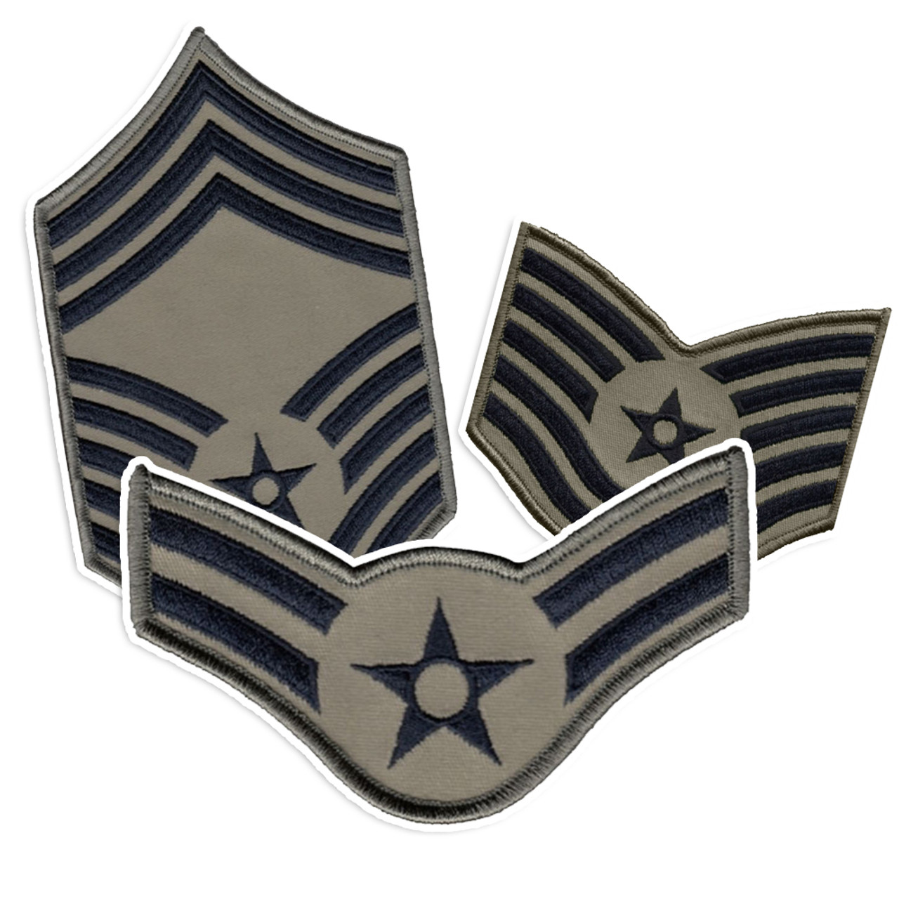 Usaf Enlisted Rank Abu Chevron Pair Kel Lac