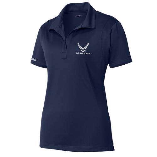 USAF Recruiter Morale Polo - Womens, Short Sleeve