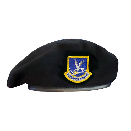 USAF Security Forces Beret with Defensor Fortis emblem