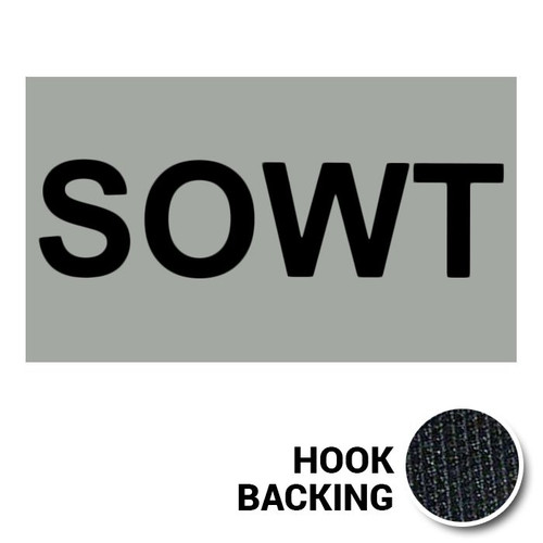 SOWT IR Duty Identifier Tab Patch with hook backing