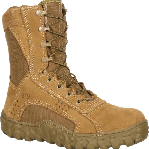 Rocky S2V Tactical Military Boot - Coyote Steel Toe | Kel-Lac