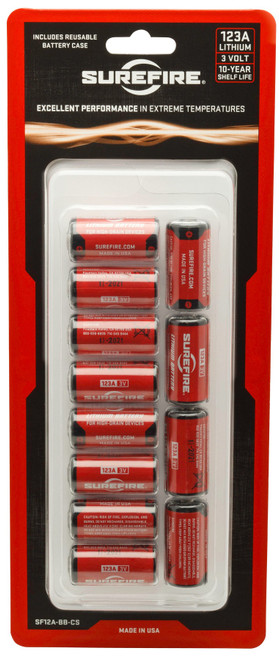 SureFire 123A Lithium Batteries (6 Pack) - Kel-Lac Uniforms, Inc.
