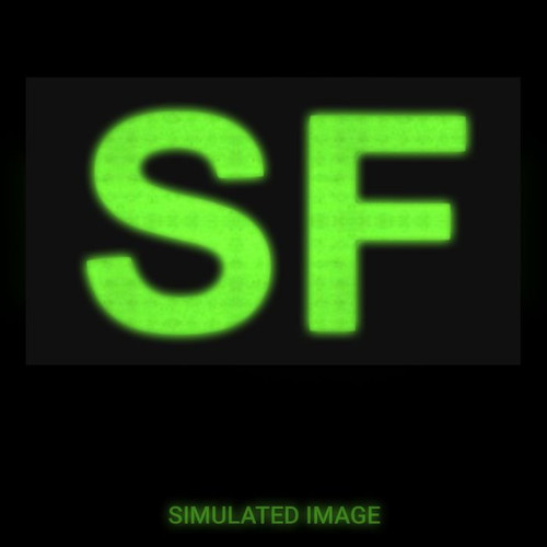 SF IR Duty Identifier Tab Patch with hook backing