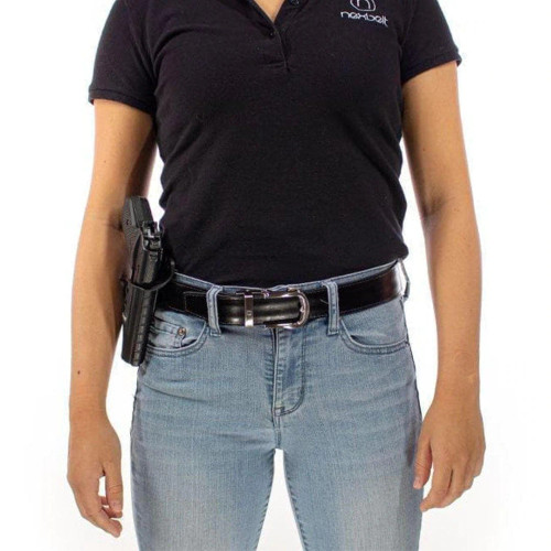 Nexbelt® Frances Women's Leather EDC Belt - Black
