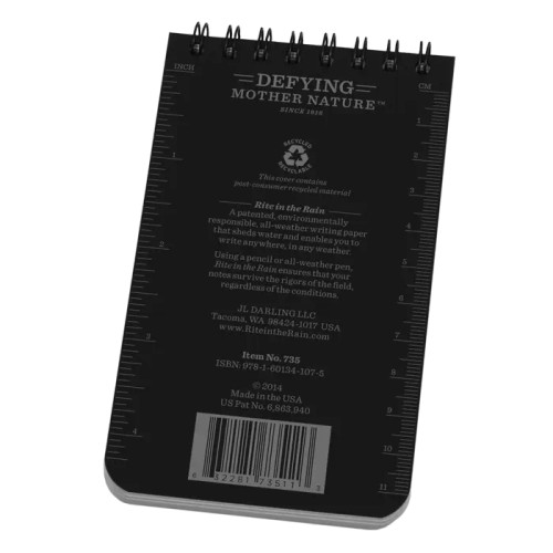 Pocket Top Spiral Notebook Front