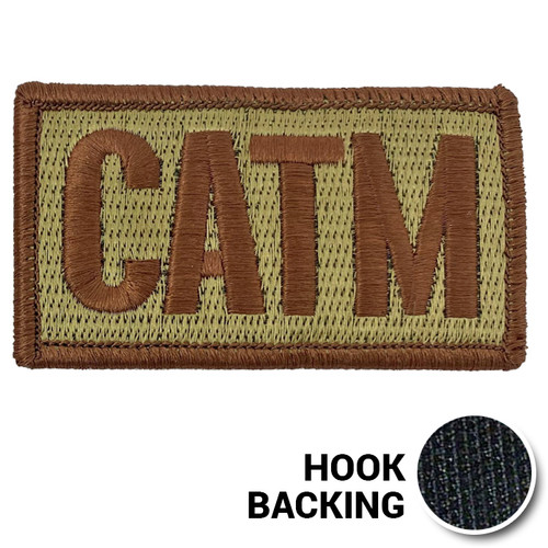 Embroidered Duty Identifier Tab - CATM - OCP, Bagby + Spice Brown Border