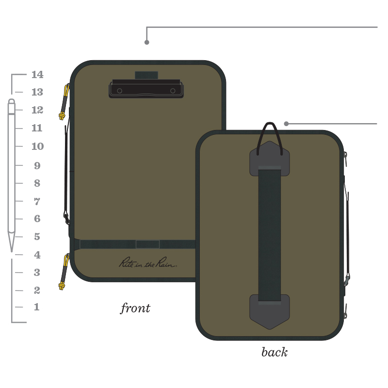 Rite in the Rain Monsoon Command Desk