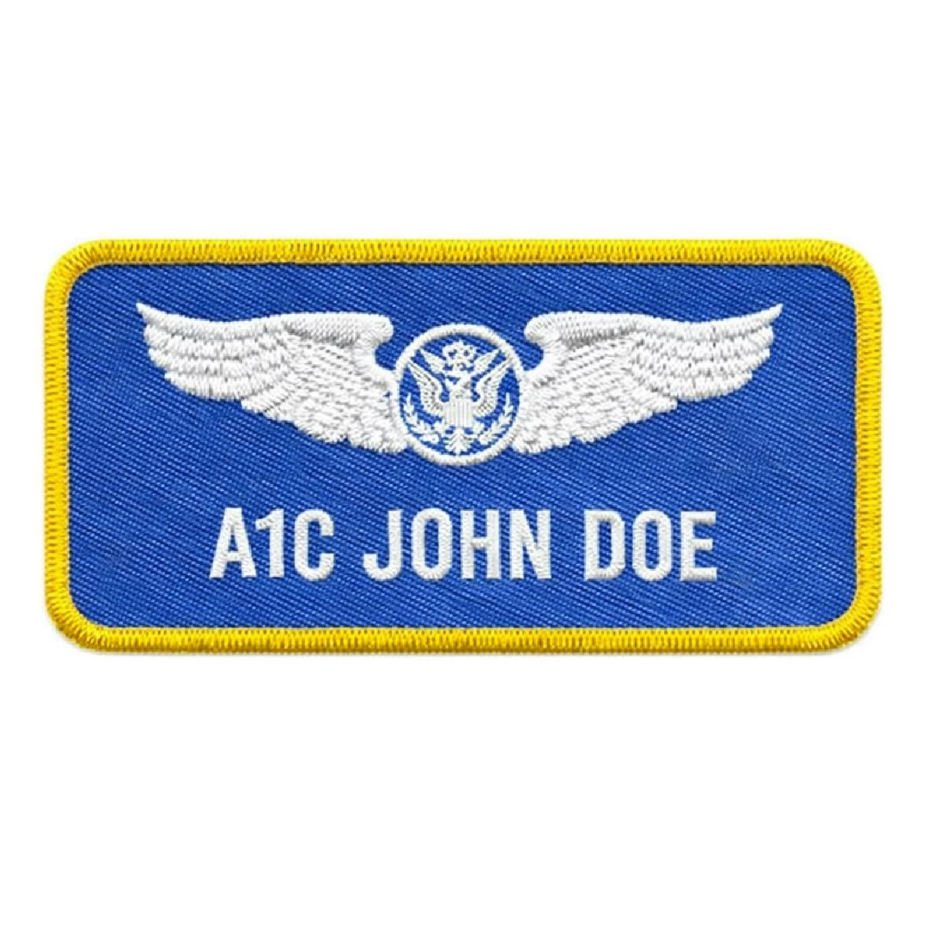 KEL-LAC® Velcroed® Flight Suit Name Badge - Dover AFB, Aircrew (1 Line)