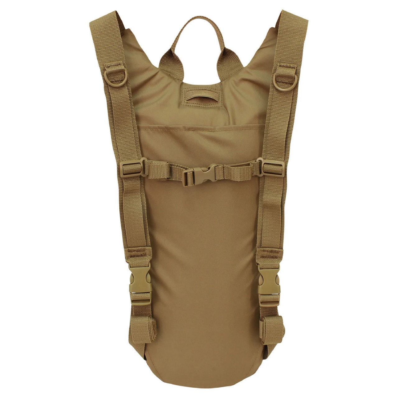 Backpack straps on Sprinter Hydration Pack in Coyote