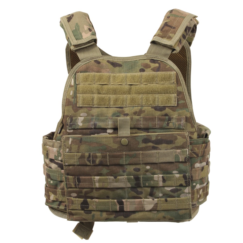 Rothco MOLLE Plate Carrier Vest - Multicam