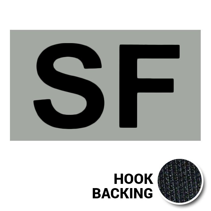 SF IR Duty Identifier Tab Patch with hook backing