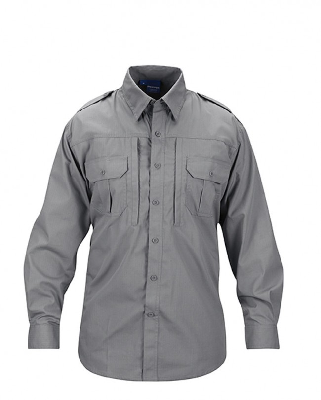 Propper Men's Long Sleeve Tactical Shirt in Grey