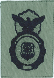Sew-on Security Forces Shield Patch for ABU uniform