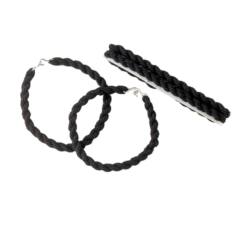 Black Rothco Elastic Blousing Garter