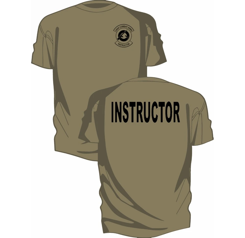 Combat Arms Instructor Short Sleeve T-Shirt from Kel-Lac - Tan 499 (OCP)