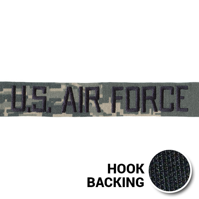 USAF ABU Branch Tape with Hook Back From Kel-Lac