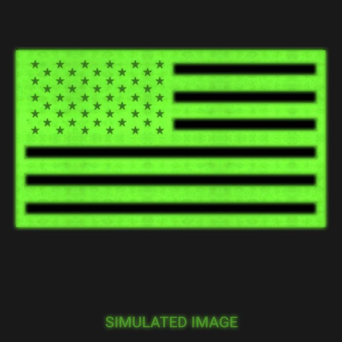 IR American Flag Patch - Infra-red Night Vision Patch