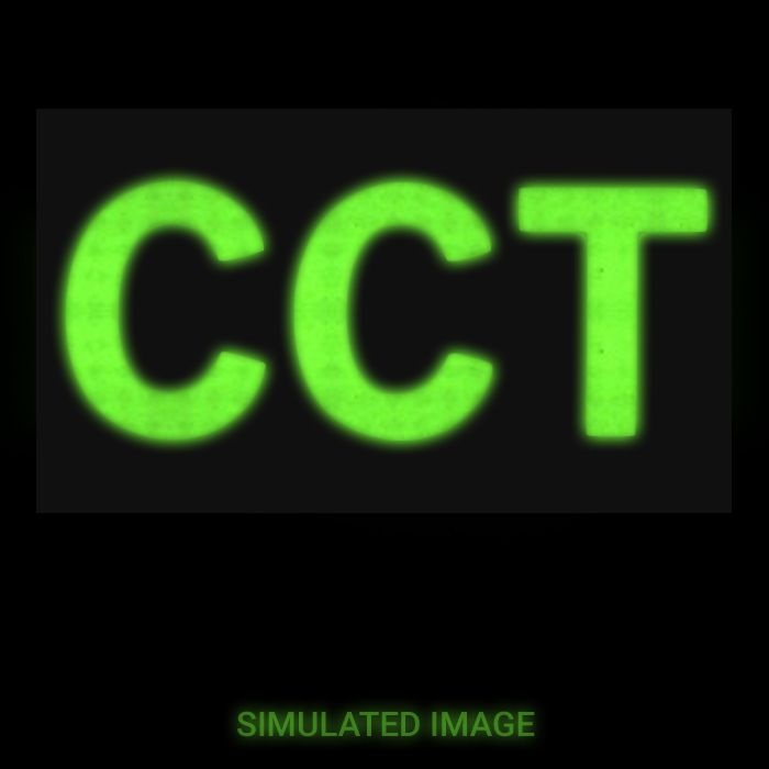 CCT IR Duty Identifier Patch - simulated image