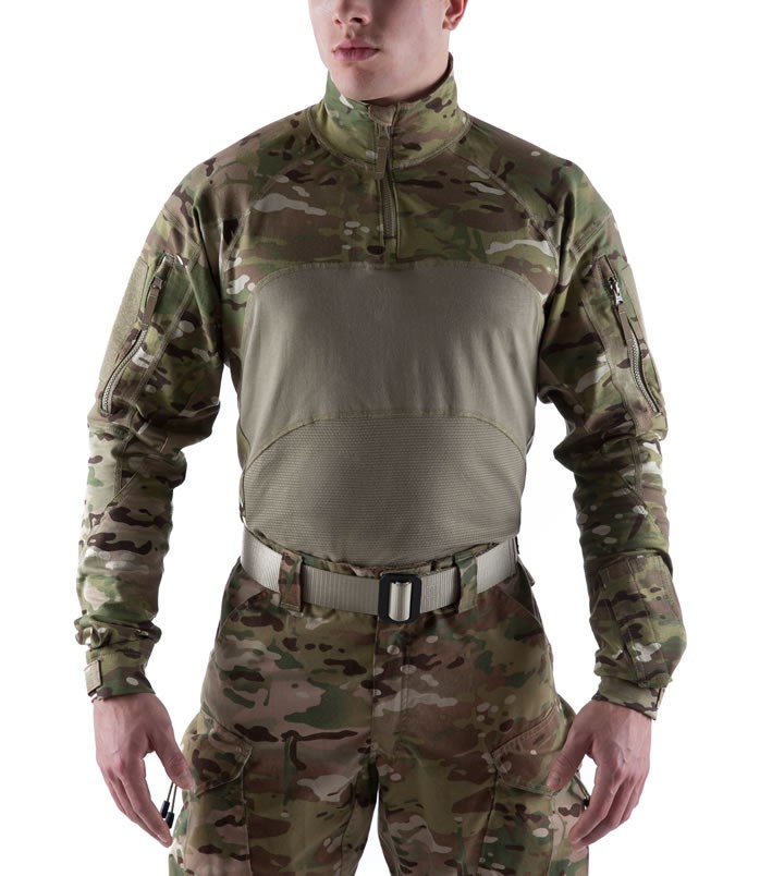 Massif Advanced 1/4 Zip Combat Shirt in OCP Multicam