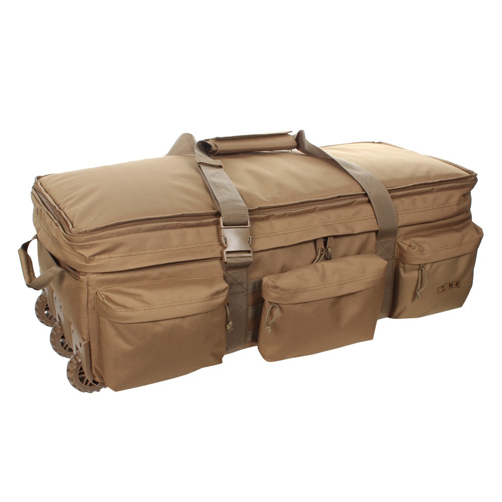 Compressed SOC Gear Rolling Load Out Travel Bag XL