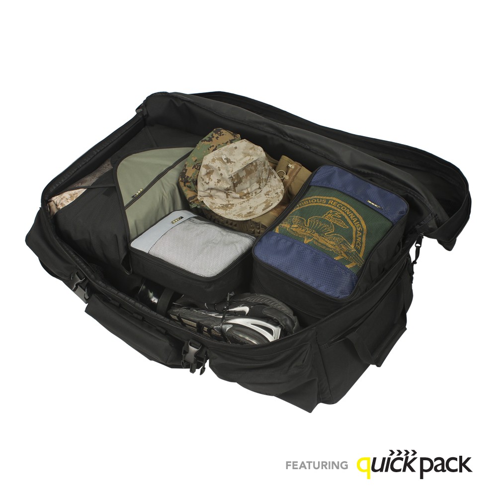 SOC Gear Rolling Load Out Travel Bag XL packed full