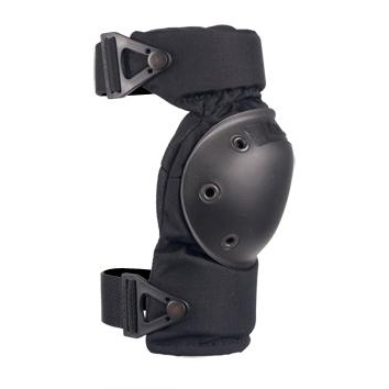 Side view of Alta Contour Knee Pads in Black