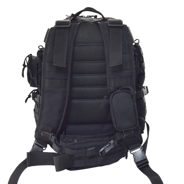Back view of FC Brazos Tactical Backpack