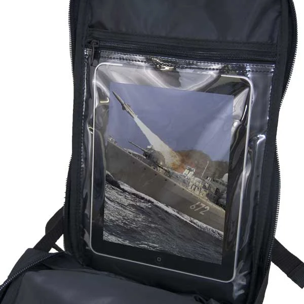 Vinyl tablet pocket of FC Presidio Backpack