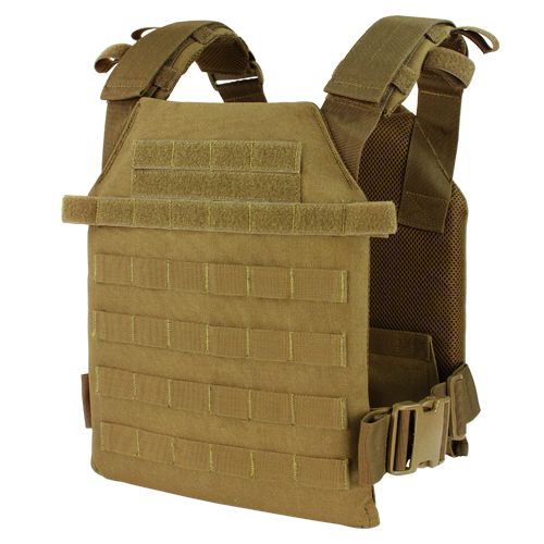 Condor Sentry Lightweight Plate Carrier in Coyote Brown