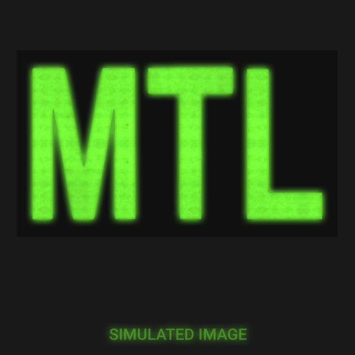 MTL IR Duty Identifier Tab Patch - simulated image