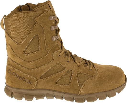 Reebok Sublite Cushion Tactical Comp Toe Boot - Coyote Brown Size 4.5 Extra Wide