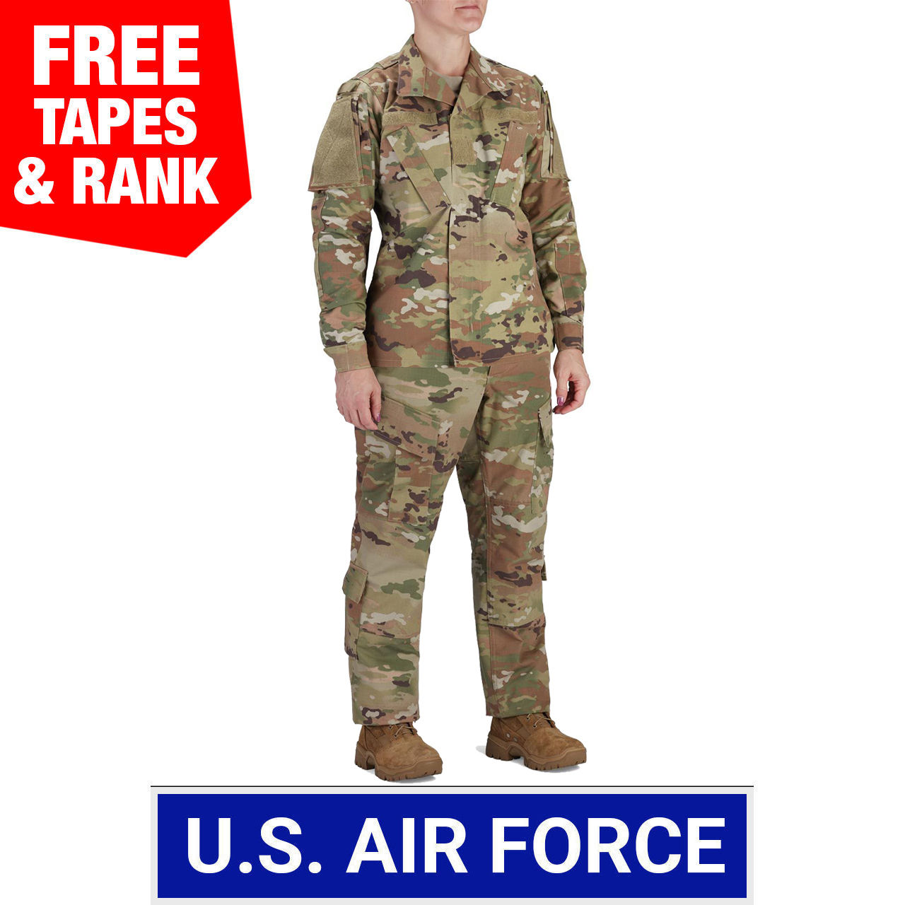 Usaf Ocp Scorpion Acu Coat Pant Ensemble Womens 50 50 Nyco