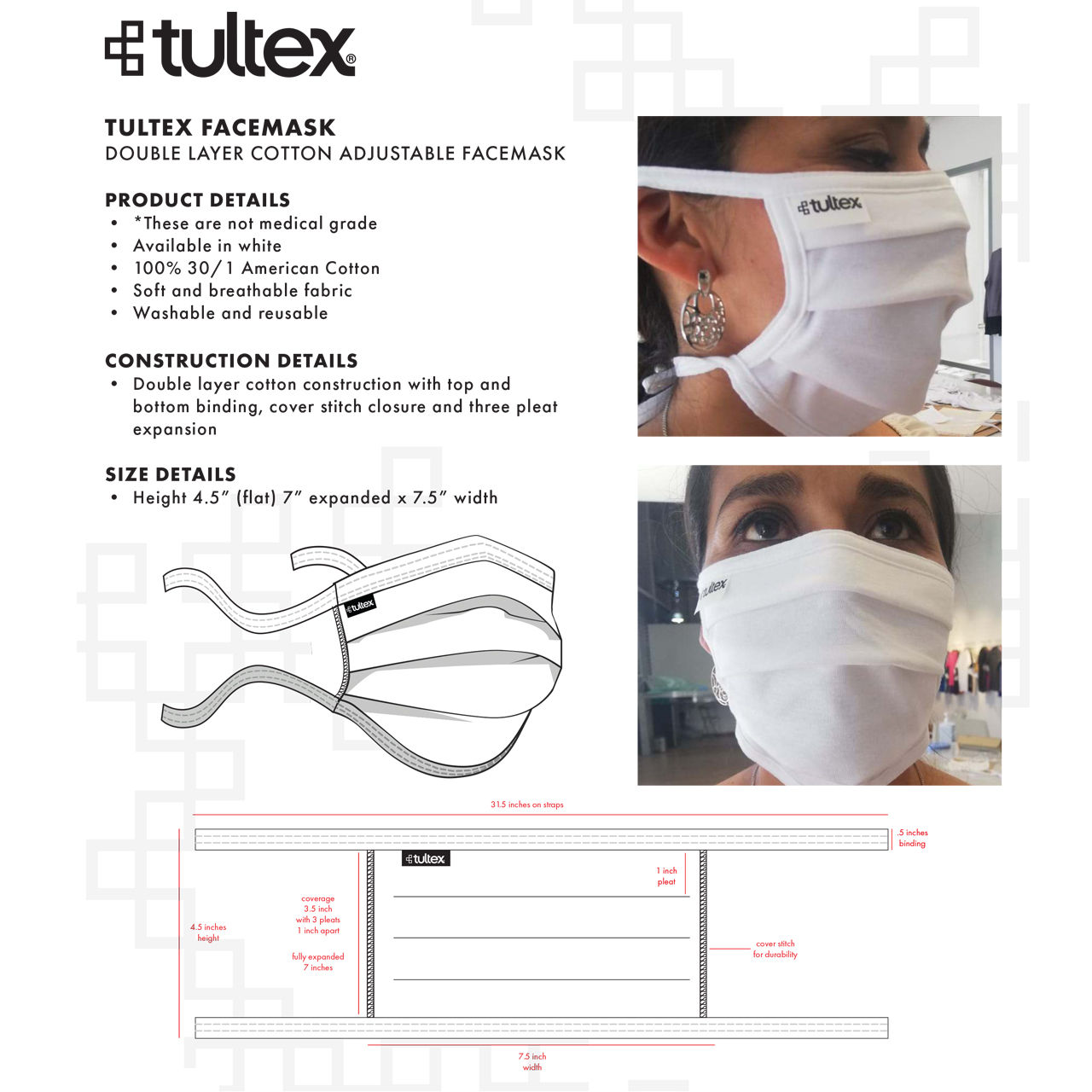Tultex Face Mask
