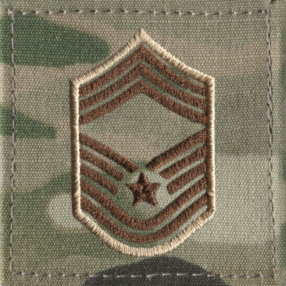 2 inch Velcro Scorpion OCP CMSgt Rank Insignia