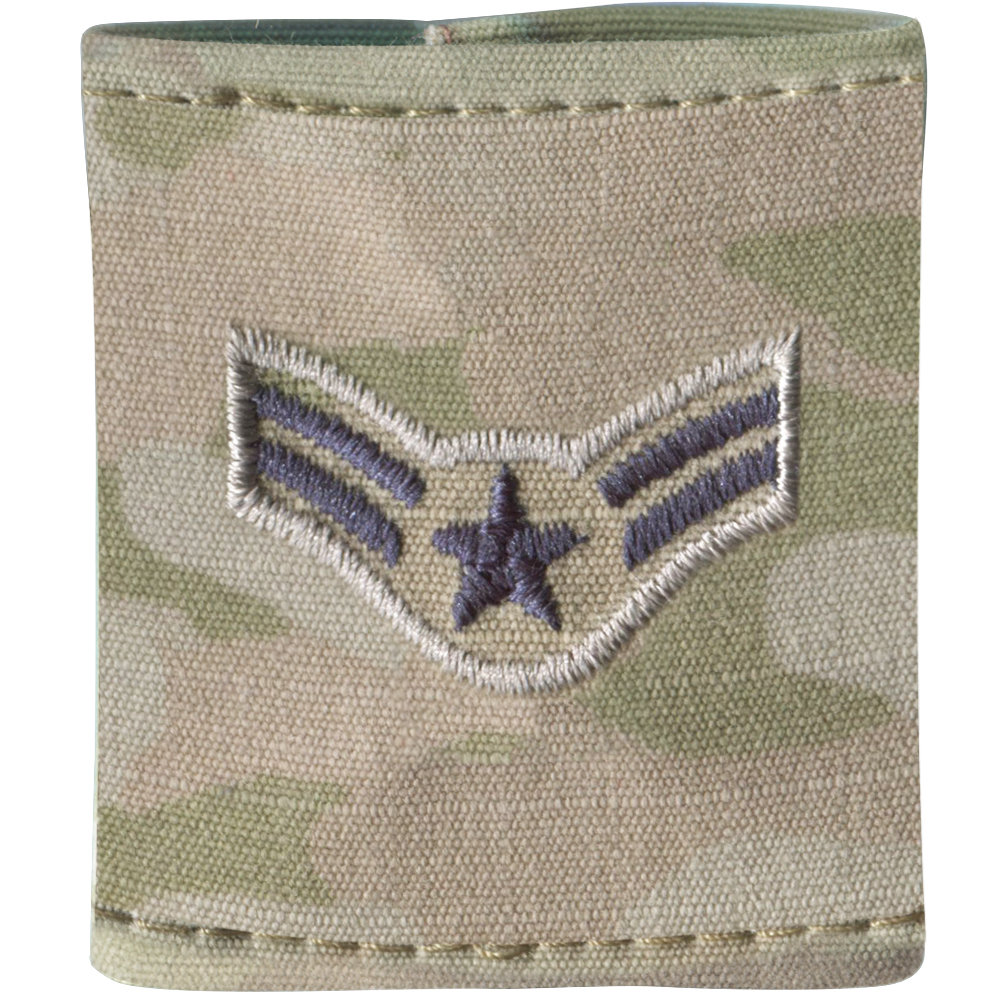 USSF 3-Color OCP Gore-Tex Loop A1C Rank Insignia
