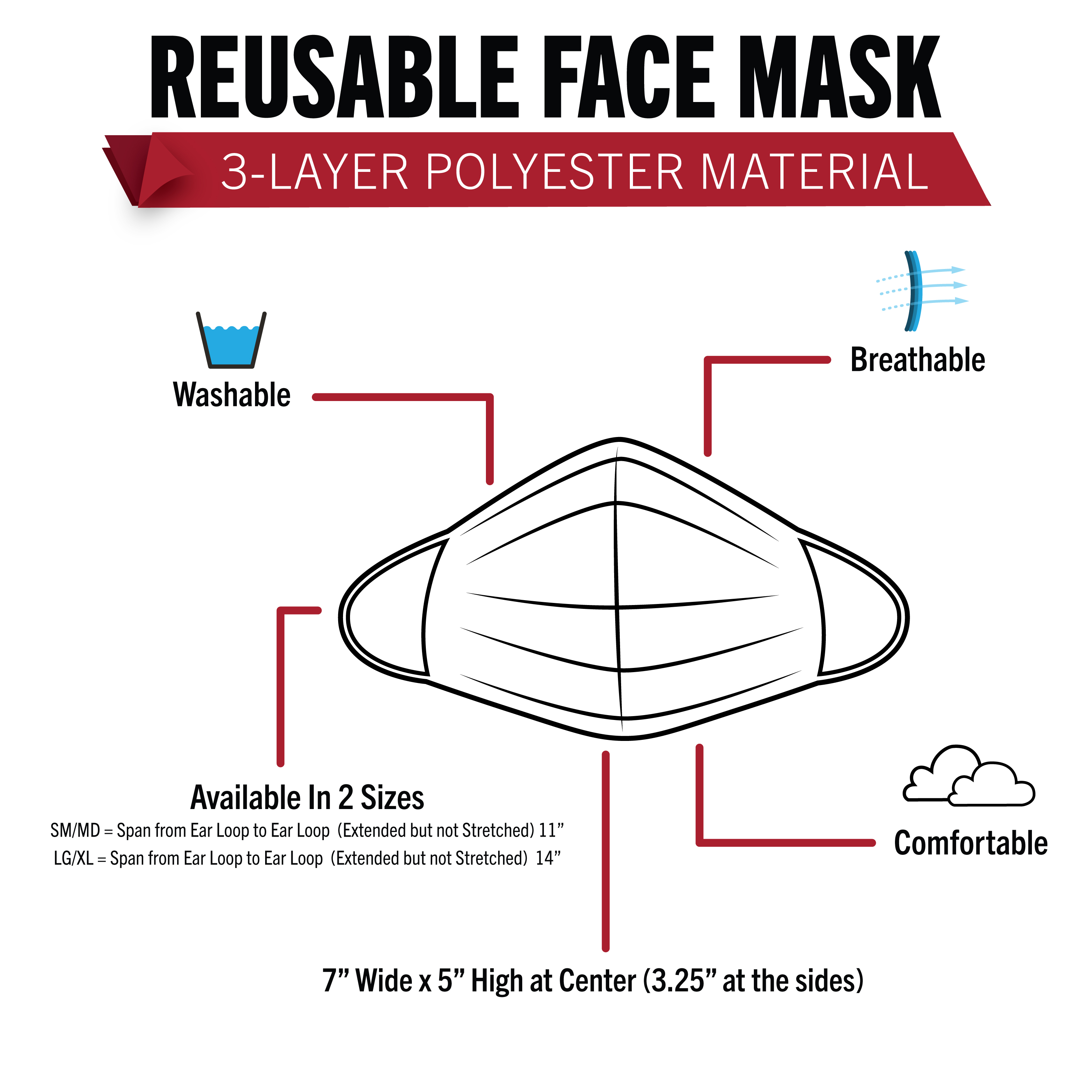 Rothco Reversible 3-Layer Face Mask - Multicam / Coyote